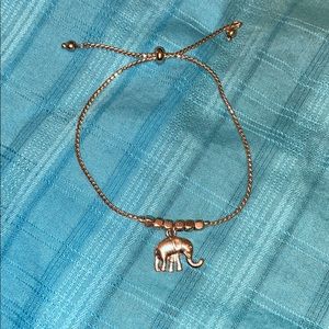 5/$25 Adjustable elephant bracelet